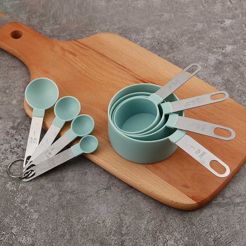 Kitchen Gadgets You Need - 8PCS Measuring Cups Spoons Set For