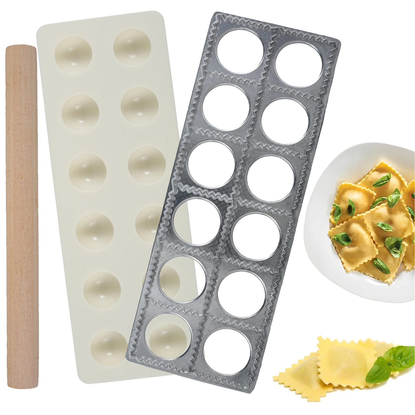 Kitchen Gadgets You Need - Dumpling Mold 12 Holes Ravioli Press