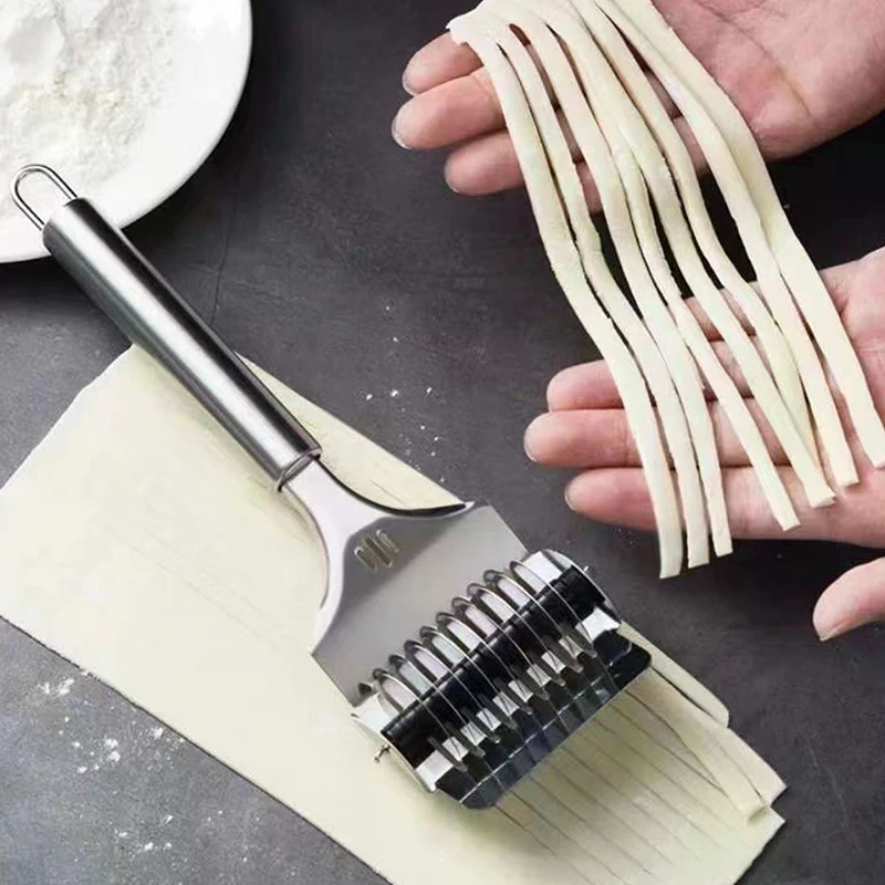 Kitchen Gadgets Pasta - 1Pcs Stainless Steel Manual Spaghett Cutter