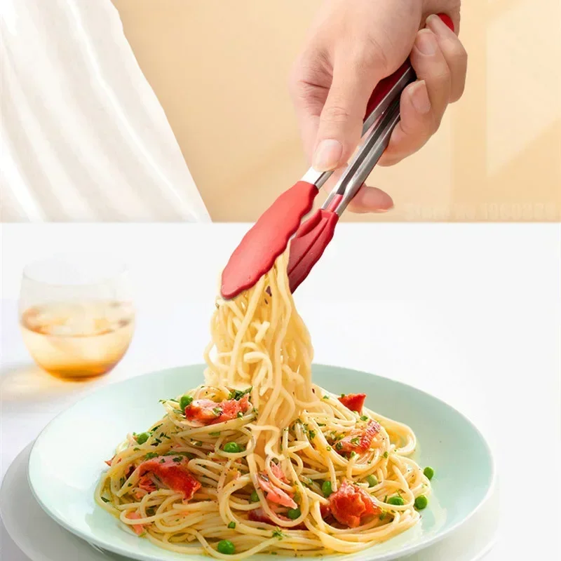 Kitchen Gadgets You Need - 7 Inch Non-Slip Food Tongs for
