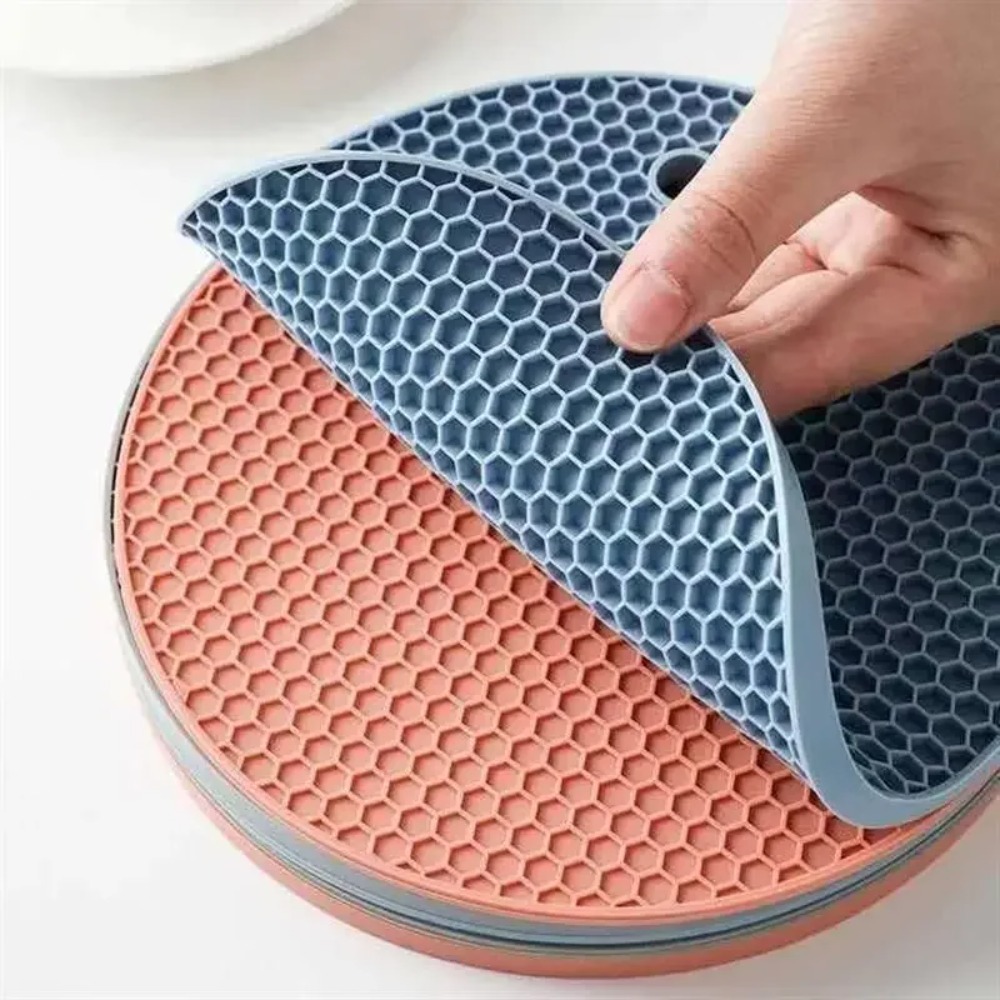 Kitchen Gadgets For Arthritic Hands - Multifunctional Silicone Kitchen Mat Round Non