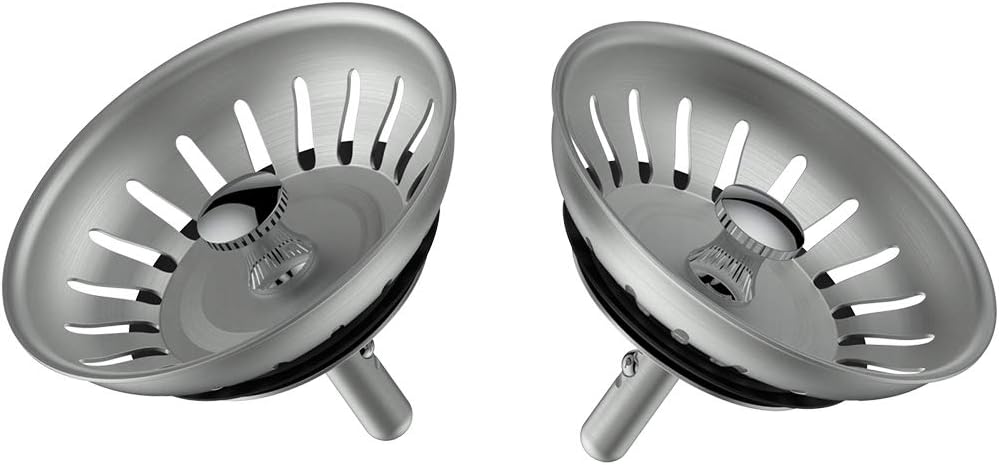 Stainless Steel Strainer - Kitchen Sink Basket Strainer Replacement for