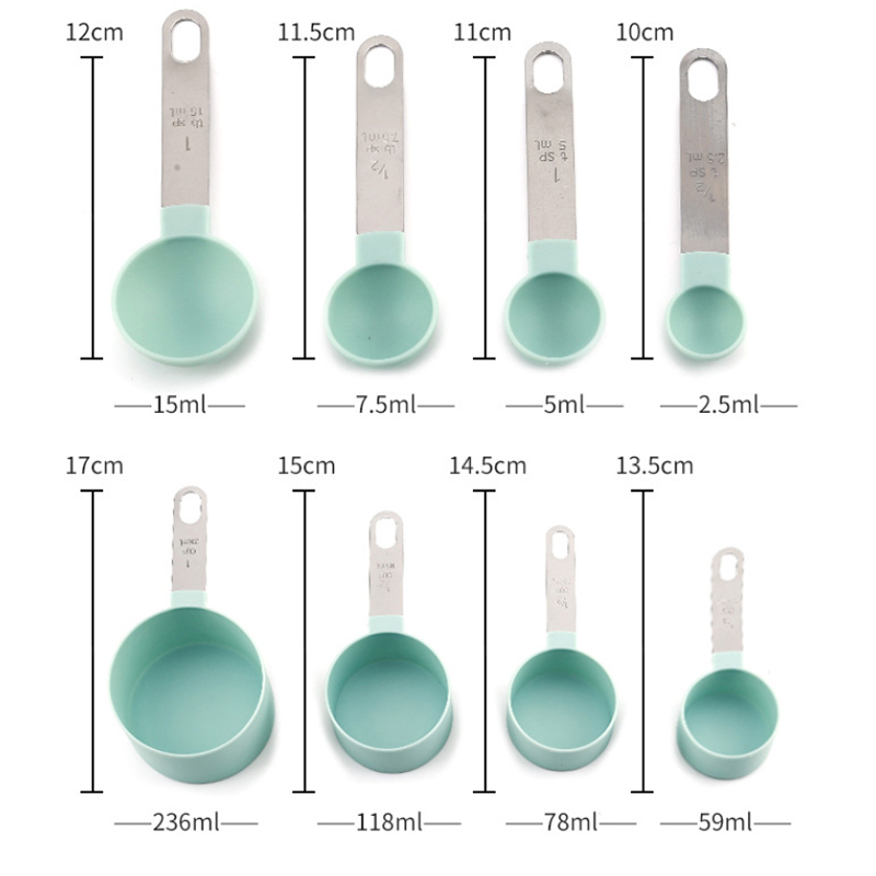 8PCS Measuring Cups Spoons Set – Kitchen Gadgets You Need recenzja i cena
