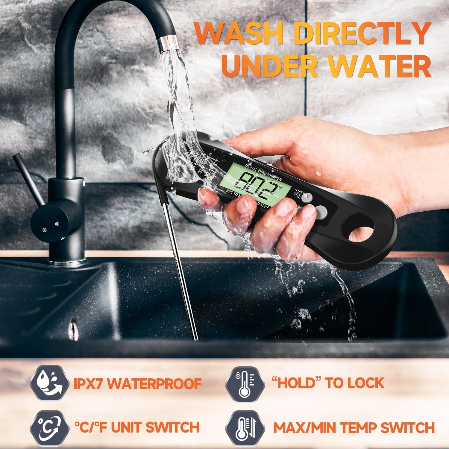Digital Meat Thermometer Water – Kitchen Gadgets For Arthritic Hands recenzja i cena
