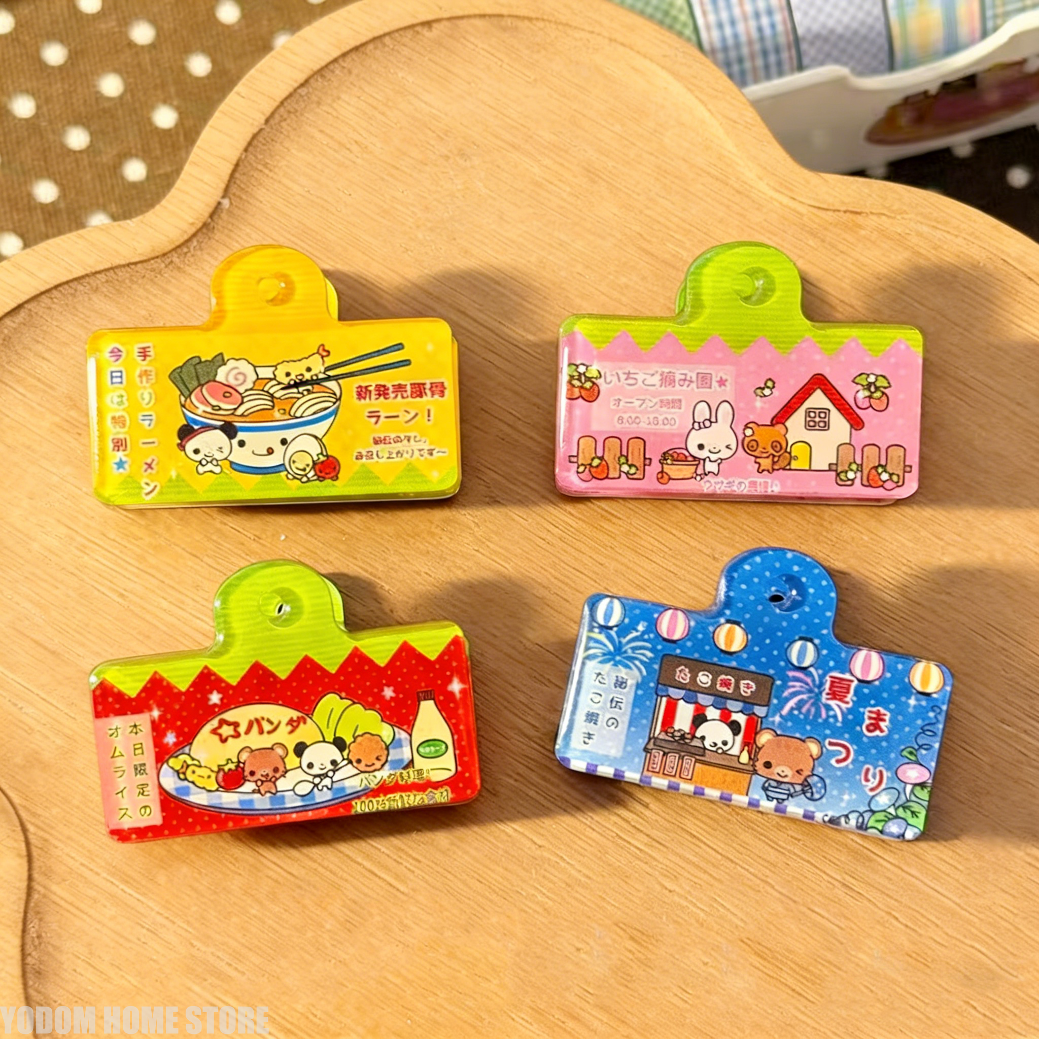 4pcs Vintage Japanese Cute Ani – Kitchen Gadgets Japanese recenzja i cena