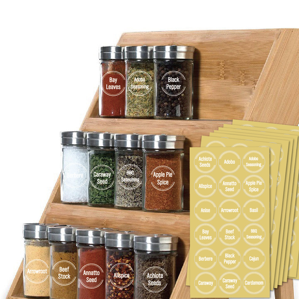 144pcs Spice Jar Labels Sticke – Kitchen Gadgets Name recenzja i cena