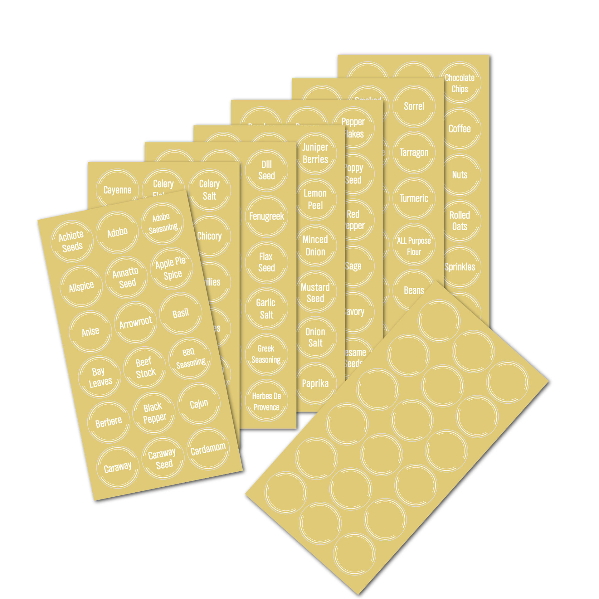 144pcs Spice Jar Labels Sticke – Kitchen Gadgets Name recenzja i cena