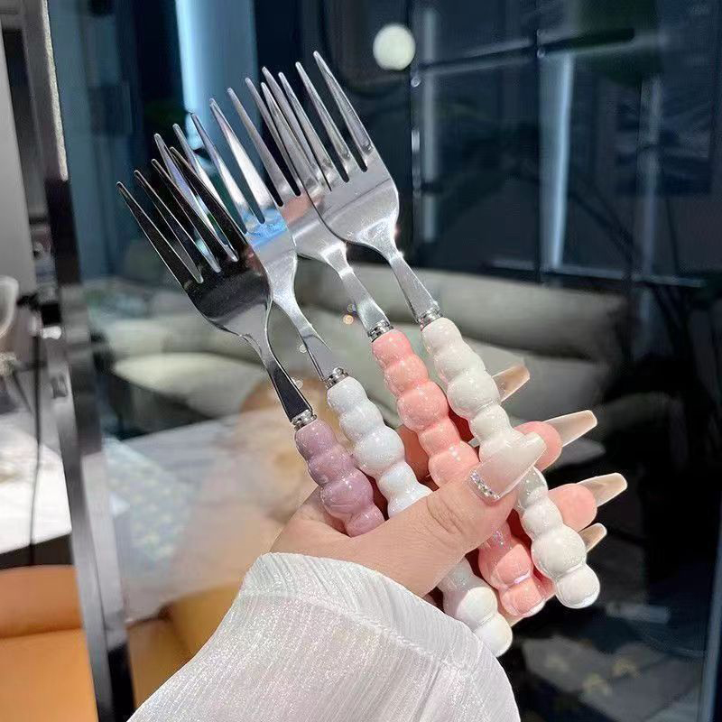 Pearl Handle Fork For Dessert  – Kitchen Gadgets Pasta recenzja i cena