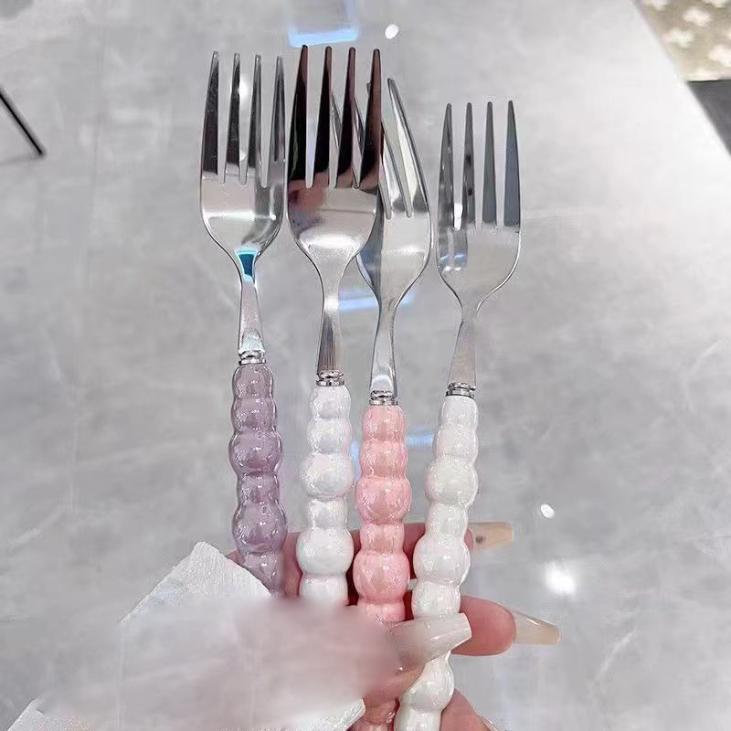 Pearl Handle Fork For Dessert  – Kitchen Gadgets Pasta recenzja i cena