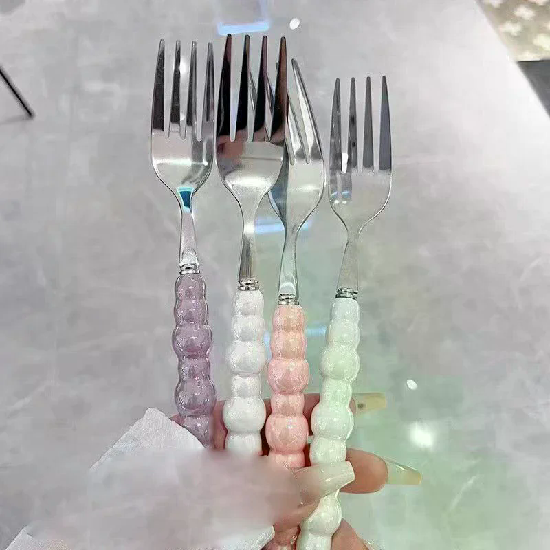 Pearl Handle Fork For Dessert  – Kitchen Gadgets Pasta recenzja i cena