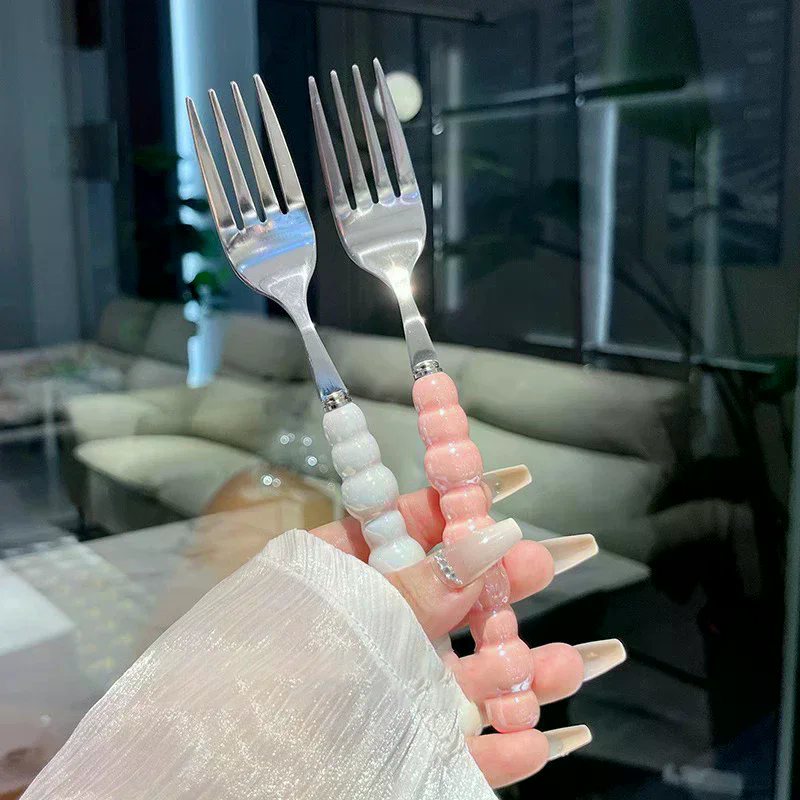 Pearl Handle Fork For Dessert  – Kitchen Gadgets Pasta recenzja i cena