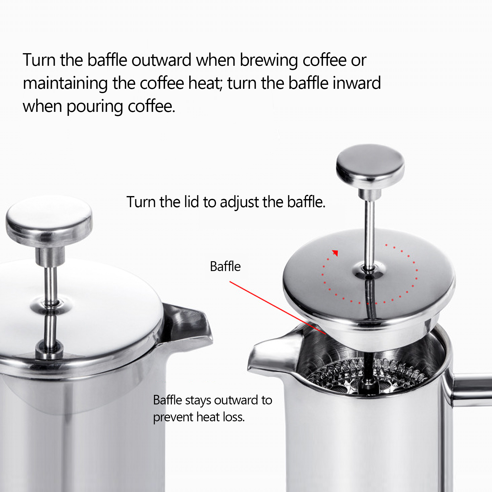 350ml/800ml/1000ml French Pres – French Press Coffee Maker recenzja i cena