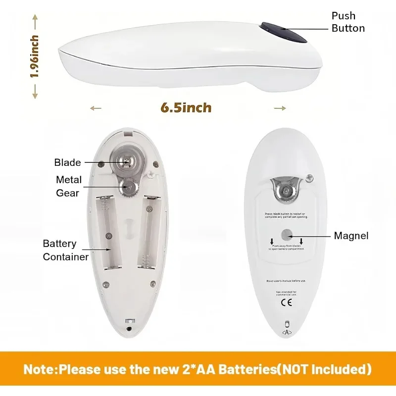 1pc Automatic Can Opener /Manu – Electric Can Opener recenzja i cena