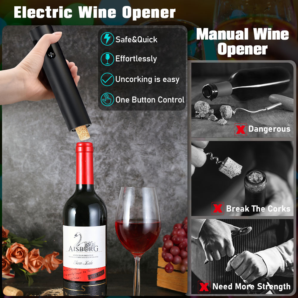 Automatic Wine Opener Set Reus – Electric Can Opener recenzja i cena