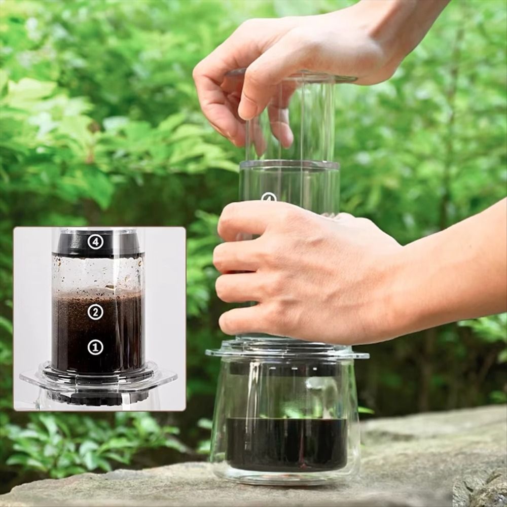 Portable Coffee Kettle French  – French Press Coffee Maker recenzja i cena
