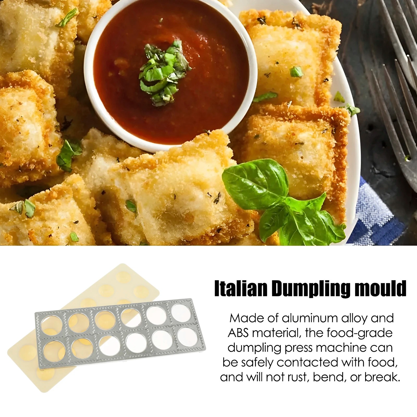 Dumpling Mold 12 Holes Ravioli – Kitchen Gadgets You Need recenzja i cena