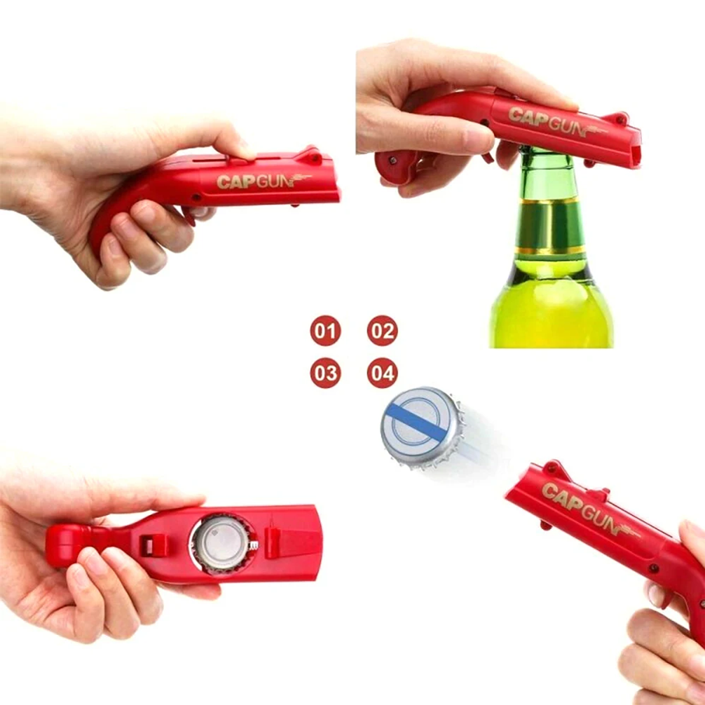 Cap Gun Beer Bottle Opener Por – Kitchen Gadgets Needed recenzja i cena