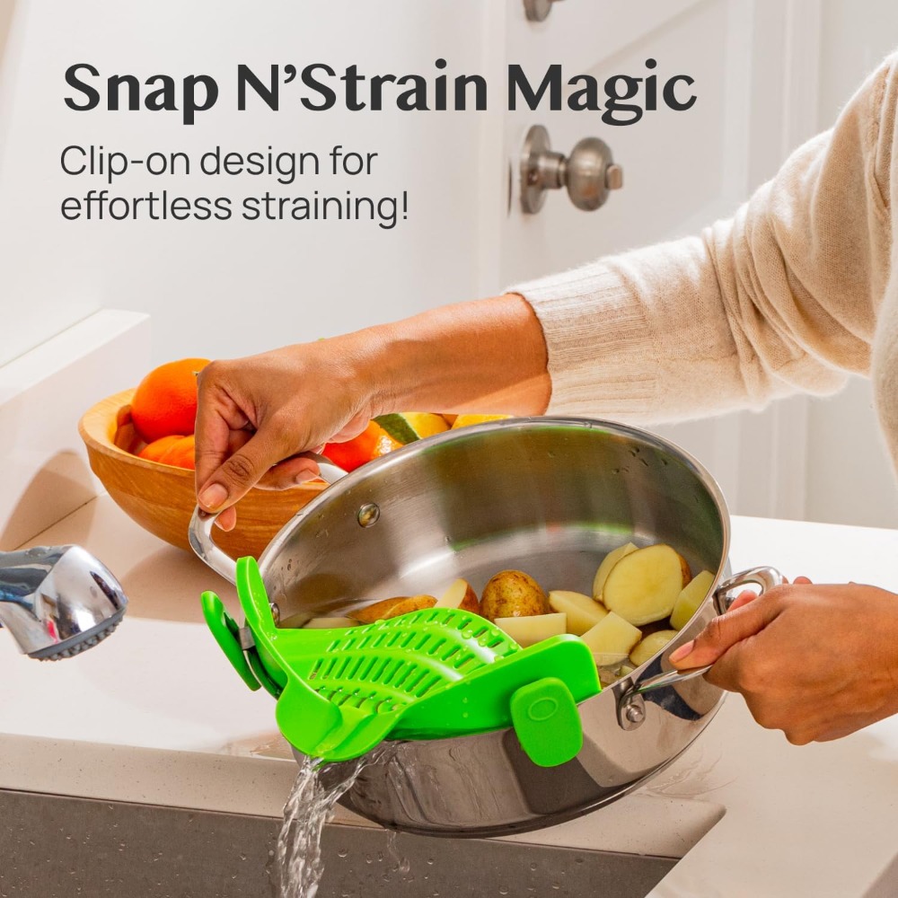 Clip On Strainer for Pots and  – Kitchen Gadgets Pasta recenzja i cena