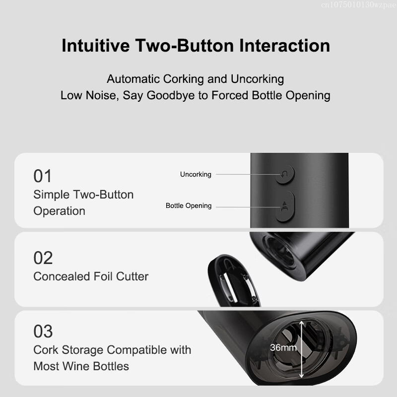 MIJIA Electric Wine Opener Bat – Electric Can Opener recenzja i cena