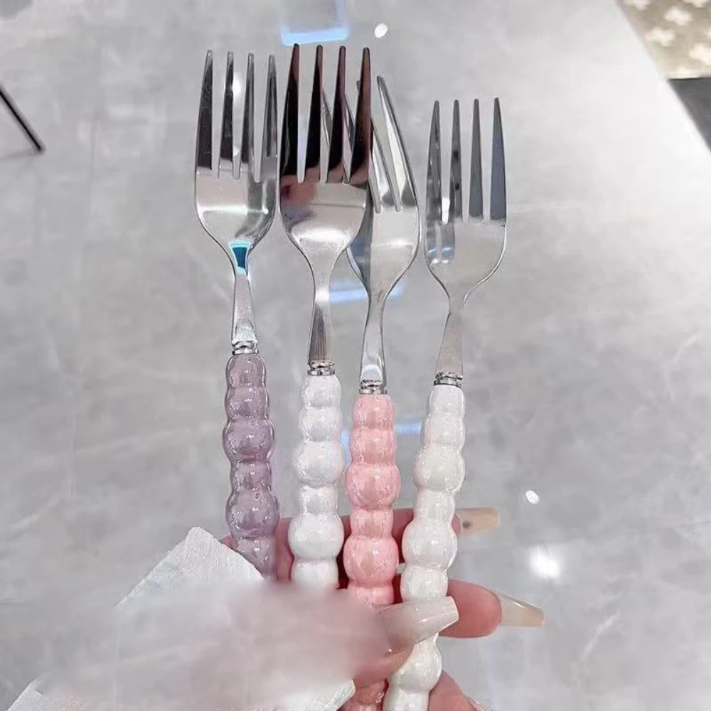 Pearl Handle Fork for Dessert  – Kitchen Gadgets Pasta recenzja i cena