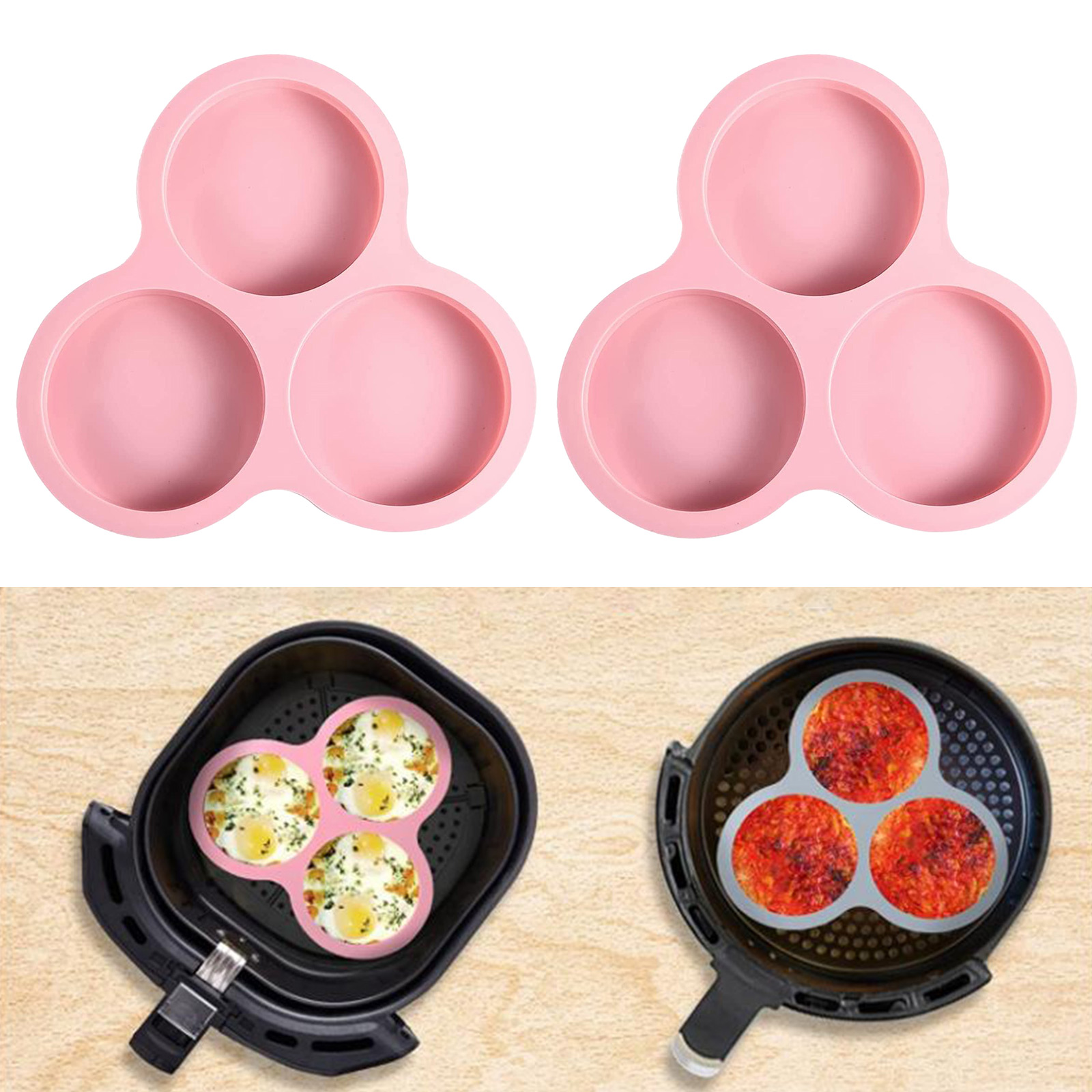 1/2pcs Silicone Air Fryer Egg  – Kitchen Gadgets You Need recenzja i cena