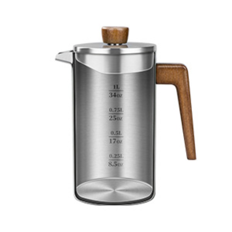 JUSTINLAU 1000ml Stainless Ste – French Press Coffee Maker recenzja i cena