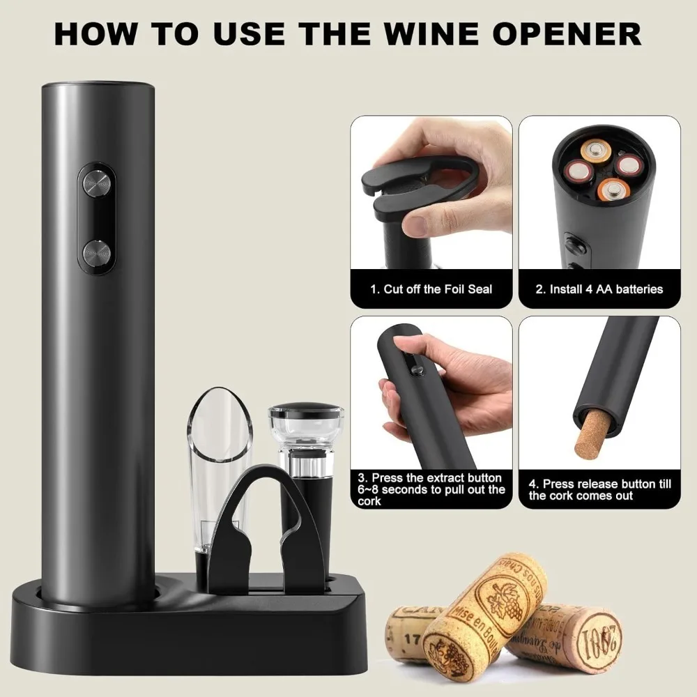 Electric Wine Bottle Opener Se – Electric Can Opener recenzja i cena