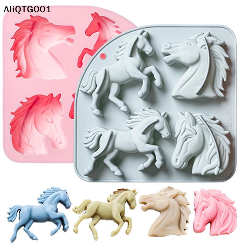 4-Cavity 3D Horse Silicone Mol – Kitchen Gadgets For Arthritic Hands recenzja i cena
