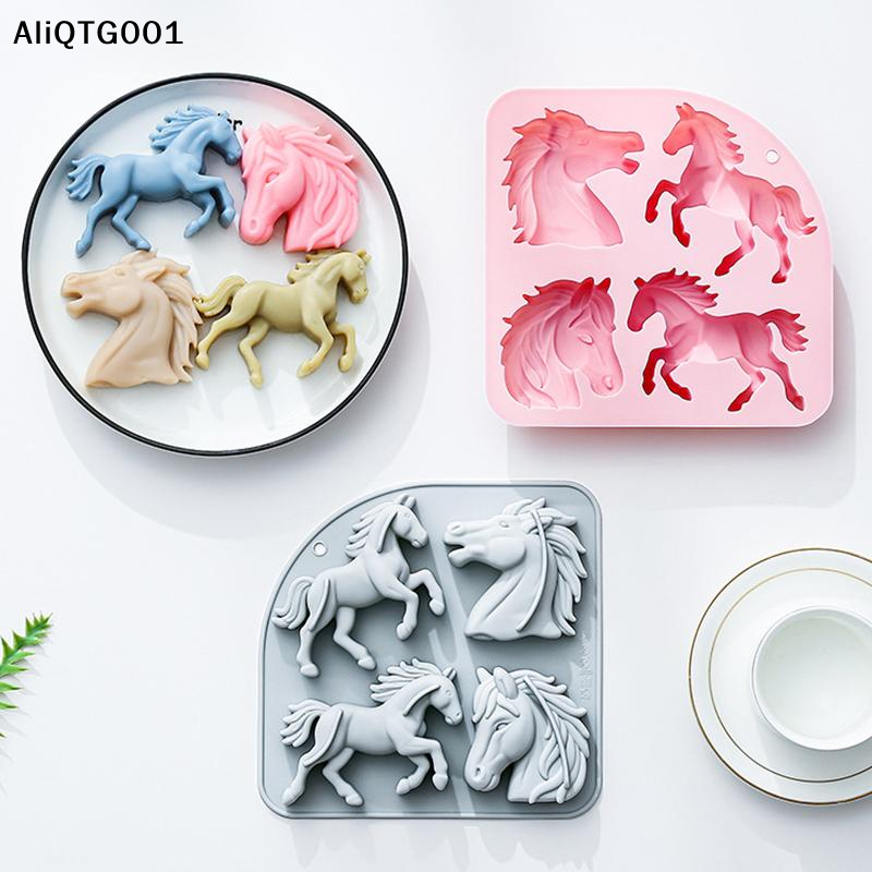 4-Cavity 3D Horse Silicone Mol – Kitchen Gadgets For Arthritic Hands recenzja i cena