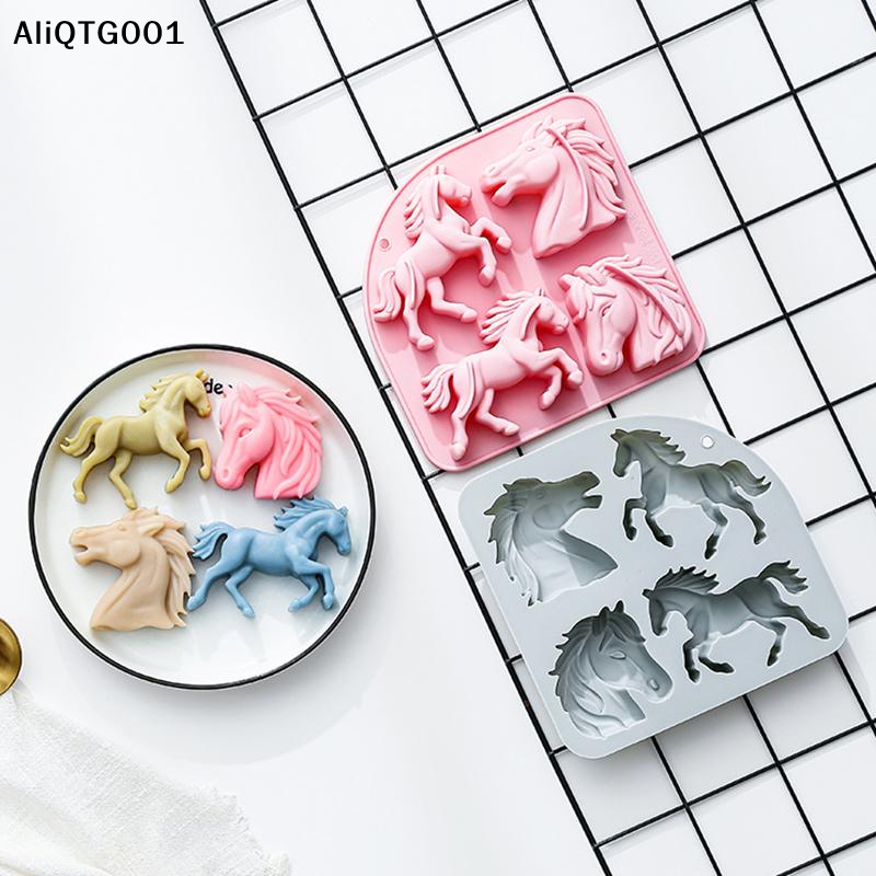 4-Cavity 3D Horse Silicone Mol – Kitchen Gadgets For Arthritic Hands recenzja i cena