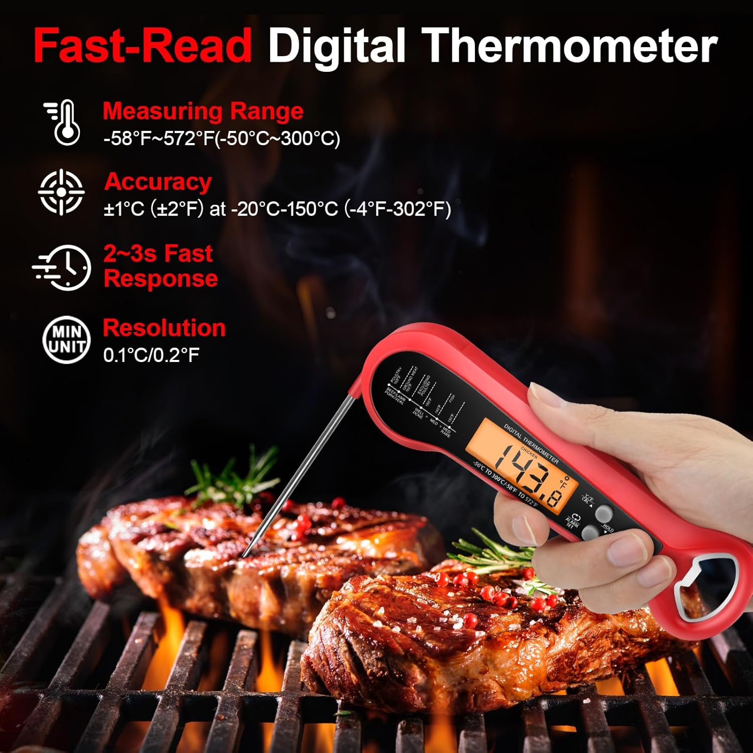 Long Cable Professional Meat T – Kitchen Gadgets For Arthritic Hands recenzja i cena
