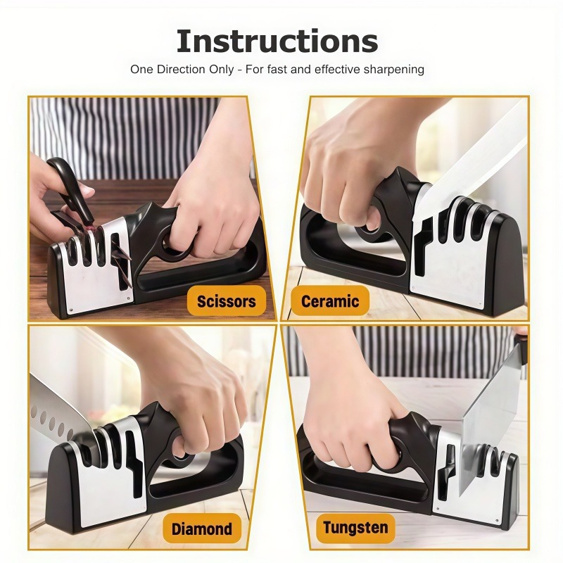 4-in-1 Quick Sharpener Multifu – Kitchen Gadgets Everyone Needs recenzja i cena