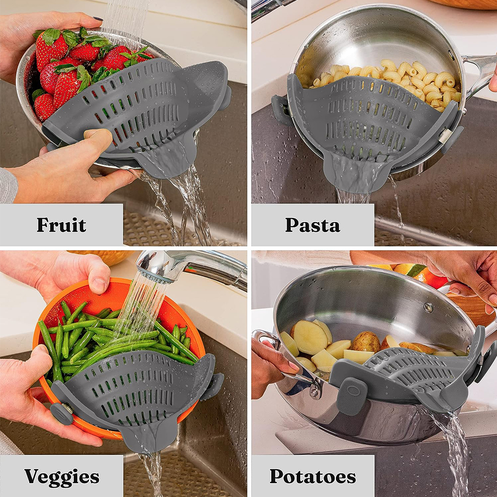 Silicone Kitchen Strainer Clip – Kitchen Gadgets Pasta recenzja i cena